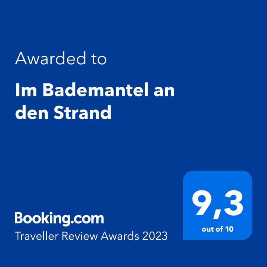 Im Bademantel An Den Strand Mit Terrasse Eckernförde Εξωτερικό φωτογραφία